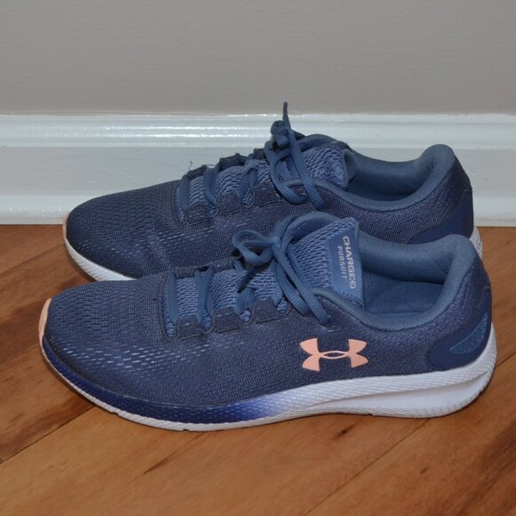 Under Armour Women's Charged Pursuit 2 Running Shoes Blue/pink Size 9 (3022604) - Picture 4 of 11